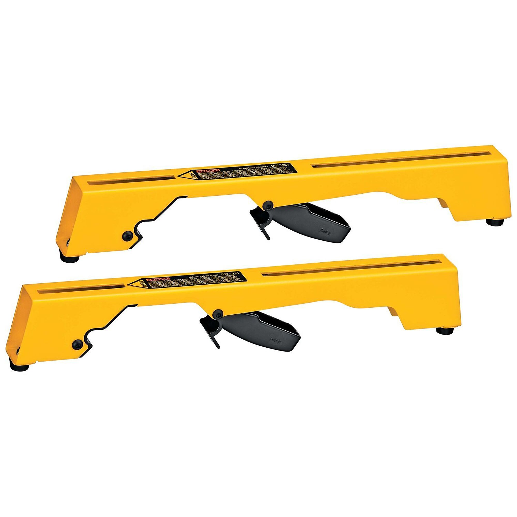 DEWALT, Miter Saw Mounting Brackets, Large, Model# DW7231